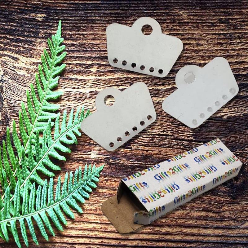 DIY Crafts Pack of 200 Pcs Jewellery Fashion Display Card for Necklaces Bracelets Ear Studs Earrings Anklets White JewelleryMaking Display Packaging Pack of 200 Pcs - Image 3