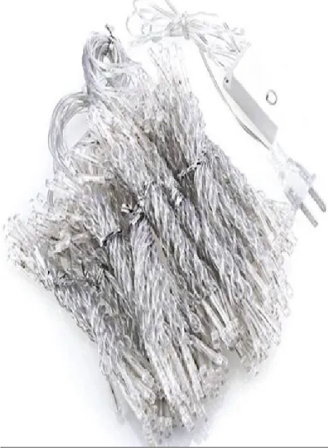 Droop Curtain Icicle String Fairy Led Light Warm White  - Image 3