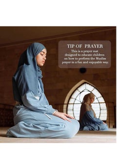 XICEN Foldable Electronic Prayer Carpet Mat/Teaching Talking Music Mat with Worship Step Guide for Kids Toddlers  - Image 3