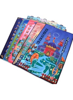 XICEN Foldable Electronic Prayer Carpet Mat/Teaching Talking Music Mat with Worship Step Guide for Kids Toddlers  - Image 4