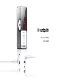 Recci Wired Earphone with Lightning Connector White-REP-L09  - Image 2