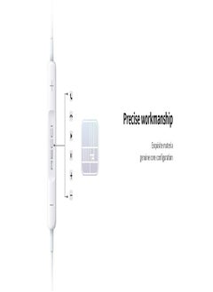 Recci Wired Earphone with Lightning Connector White-REP-L09  - Image 4