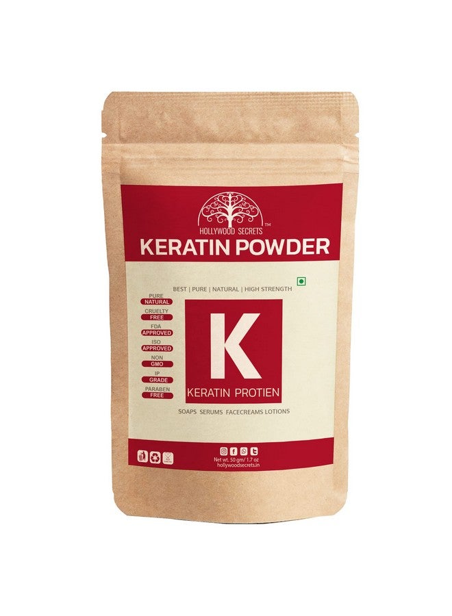 Hollywood Secrets Pure Hydrolyzed Keratin Protein Powder 50gm - Image 1
