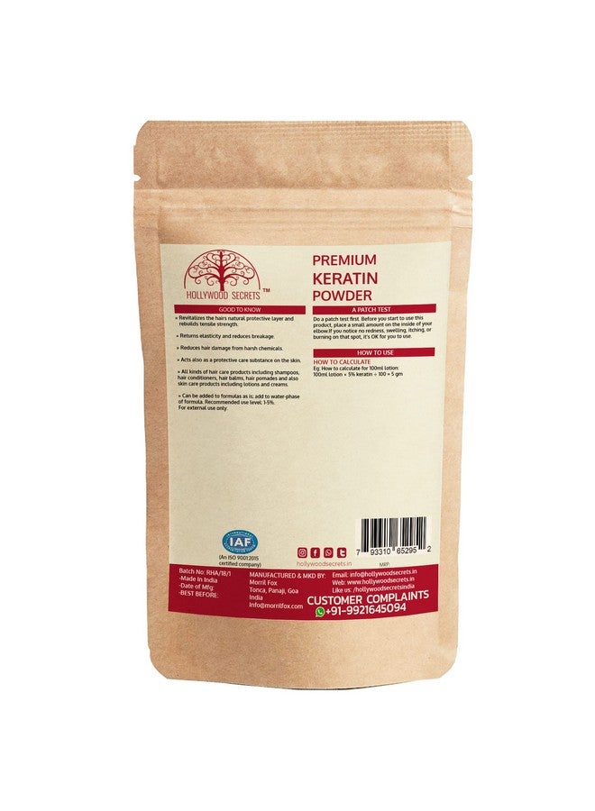 Hollywood Secrets Pure Hydrolyzed Keratin Protein Powder 50gm - Image 2