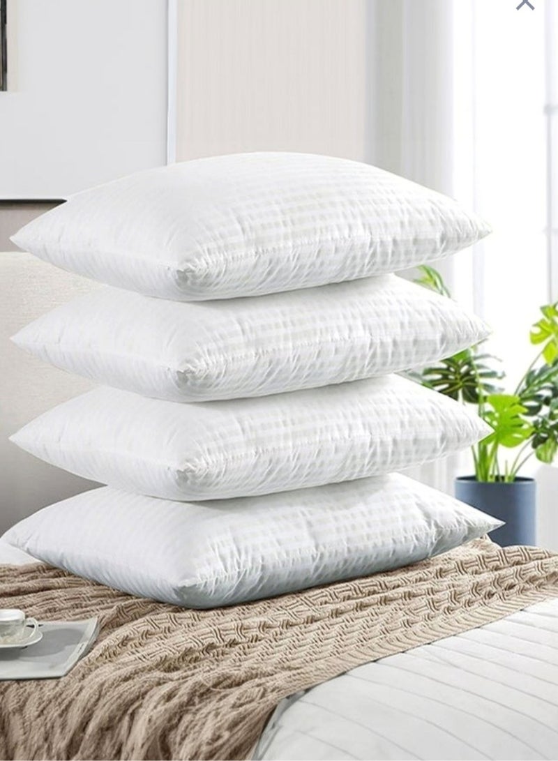 MANAAL HOME Set of 4 Piece Bed Sleeping Pillow 75 CM X 50 CM | Hotel Collection| Extra Plush and Comfortable | Anti Allergy  - Image 1