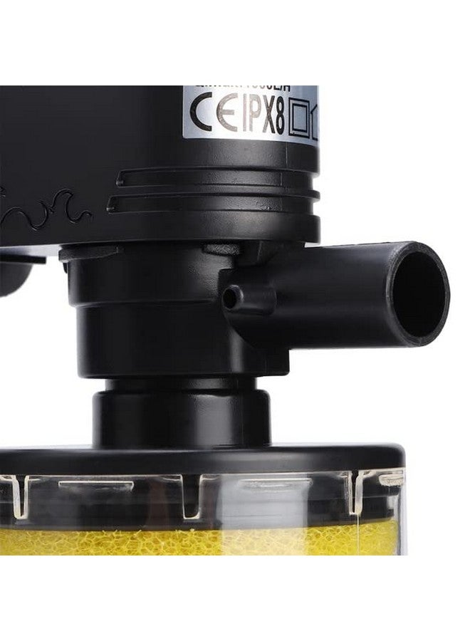 فلتر حوض سمك، حتى 2.5 قدم - فلتر طاقة غاطس لحوض السمك بقوة 20 وات - 3 في 1 للترشيح والأكسجين وتدفق المياه من طبقتين من Petzlifeworld - Image 4