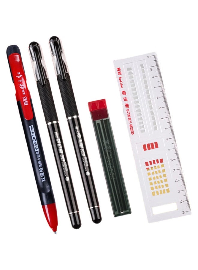 Truecolor Top Scholar Red Exam Set For Middle School Students, 2B Exam Answer Sheet, Pencil-Specific Stationery, Civil Service Exam, Postgraduate Entrance Exam, National Civil Service Exam, Gel Pen, Mechanical Pencil, 700168 - Image 1