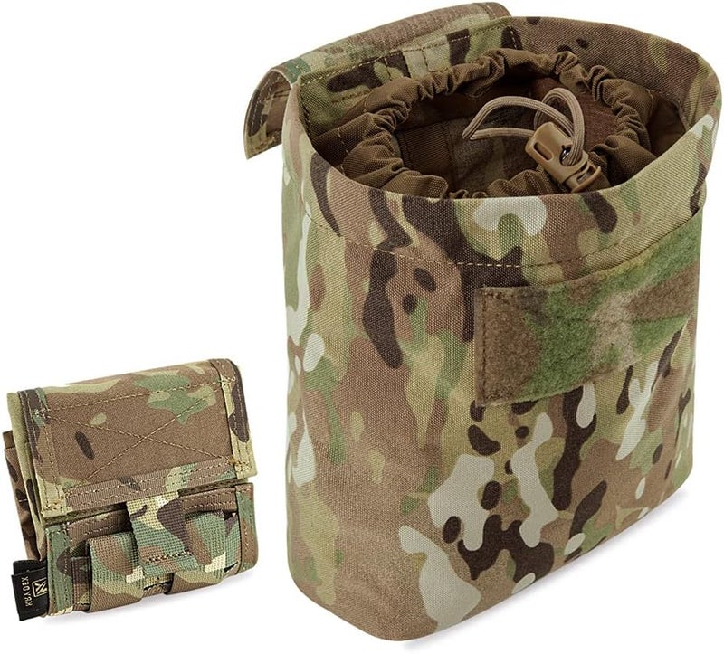 KRYDEX Molle Dump Pouch Roll-Up Drawstring Magazine Utility Pouch Folding Dump Bag - Image 1