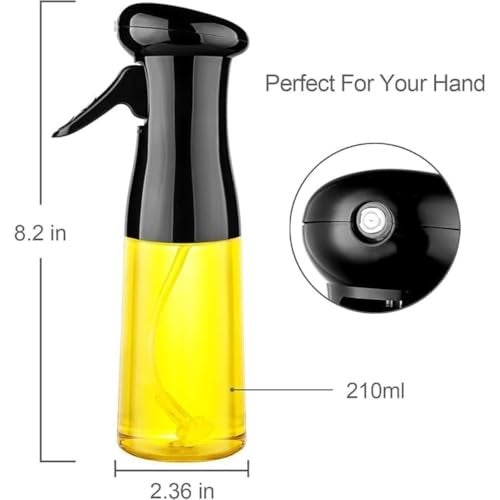 NEKIFACE Air Fryer Accessories Set - Reusable Silicone Air Fryer Liners, Oil Sprayer for Cooking, Silicone Mitts, Basting Brush & Spatula - Non-Stick Food Grade Ninja, Cosori, & Vortex Compatible - Image 5