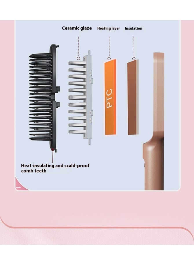 آي كي مجفف ومصفف شعر 3 في 1 بتقنية الأيونات، مع 3 ملحقات وزر الهواء البارد – ذهبي شامباني - Image 4