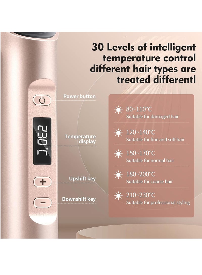 آي كي مجفف ومصفف شعر 3 في 1 بتقنية الأيونات، مع 3 ملحقات وزر الهواء البارد – ذهبي شامباني - Image 2