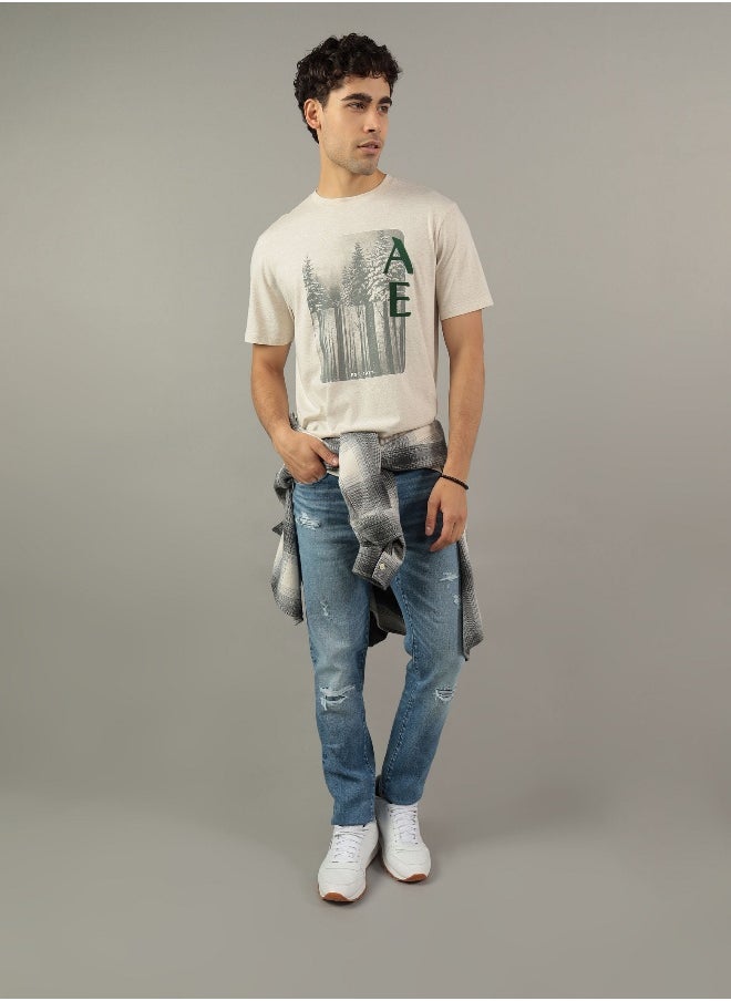 American Eagle - AE Super Soft Logo Graphic T-Shirt - Image 1
