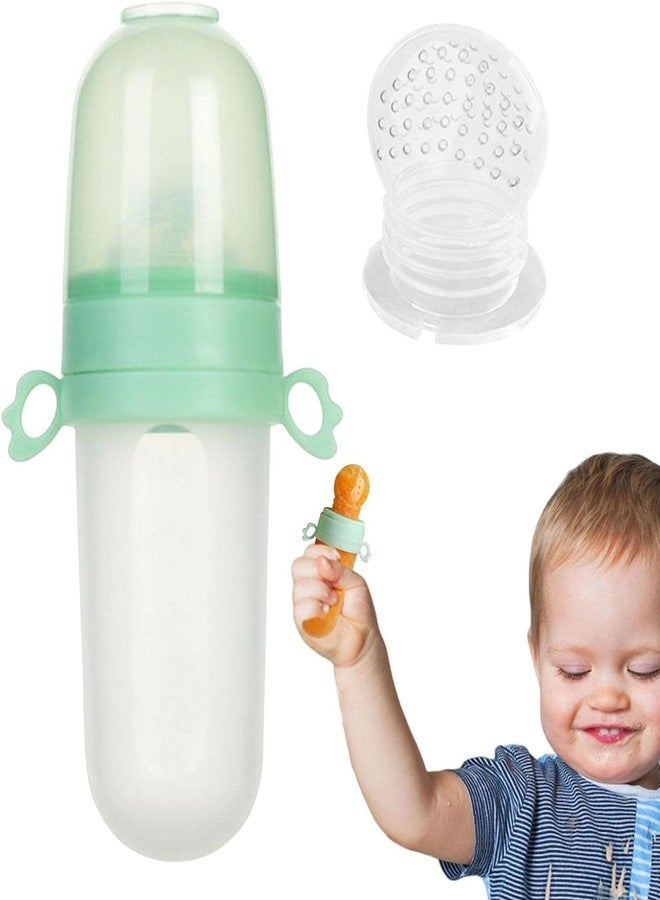 GTC Baby Fruit Food Feeder Pacifier Silicone Infant Fruit Squeeze Feeder Bpa Free With Box Bb-26 Multicolor, 40 Ml - Image 2
