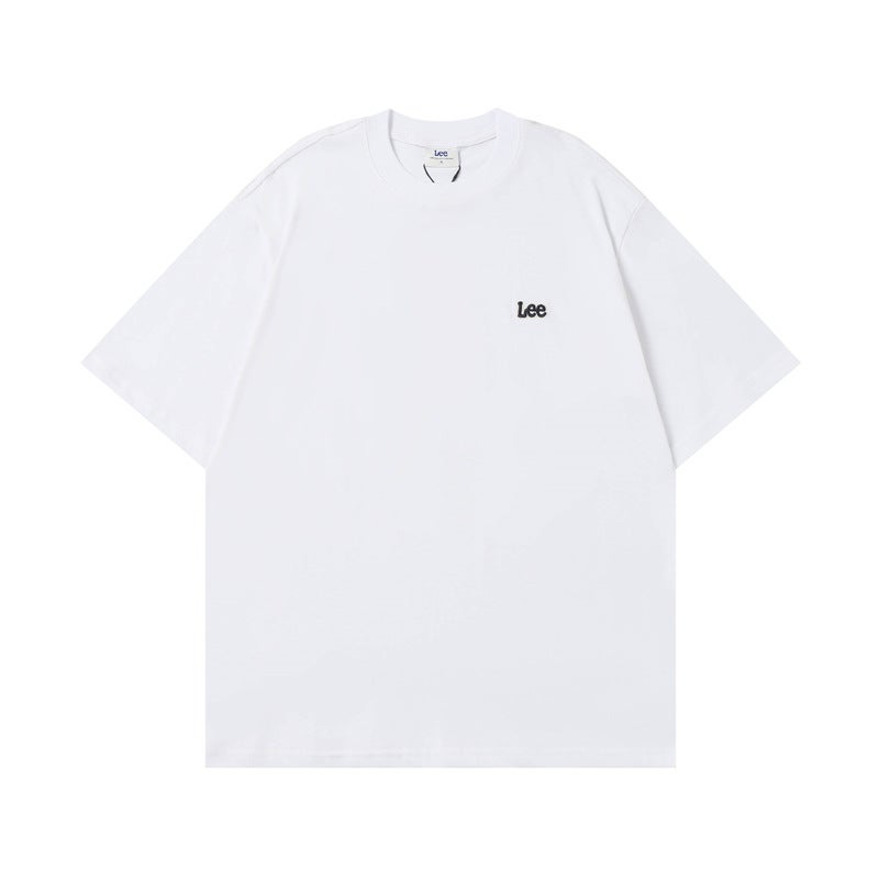 Lee Classic Logo Loose Round Neck Cotton Short Sleeve T-Shirt - Image 1