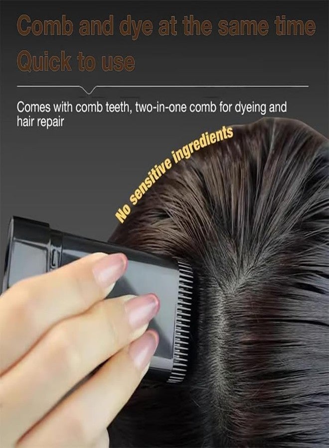 Nuvex Korean Hair Color Comb Stick, Waterproof & Sweat-Proof Grey Coverage, Quick Root Touch-Up Hair Dye Stick, Temporary Hair Color for Men & Women, Safe & Easy to Use (Black, 20g) - Image 3