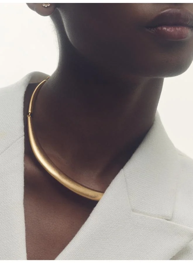 REISS Poppy: Polished Curve Choker