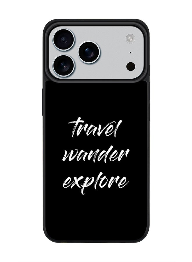 Stylizedd iPhone 17 Pro Max Case, [Compatible with MagSafe] Slim Magnetic cover Phone Case iPhone 17 Pro Max -Travel Wander Explore - Image 1