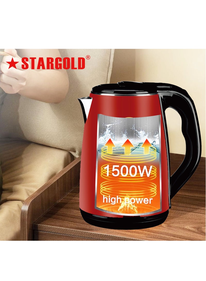 ستارجولد غلاية كهربائية سعة 1.8 لتر مع خاصية إيقاف التشغيل التلقائي للغلاية بقدرة 1500 وات - Image 4