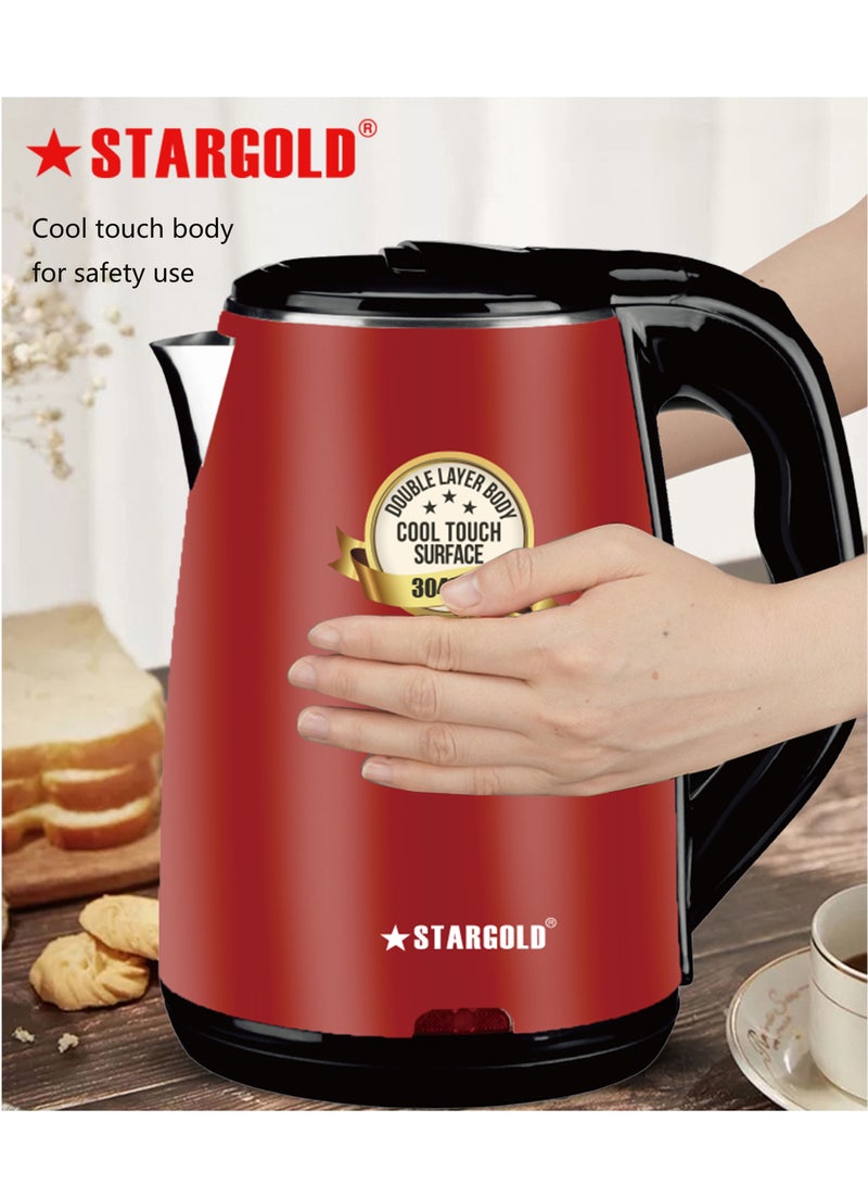 ستارجولد غلاية كهربائية سعة 1.8 لتر مع خاصية إيقاف التشغيل التلقائي للغلاية بقدرة 1500 وات - Image 5