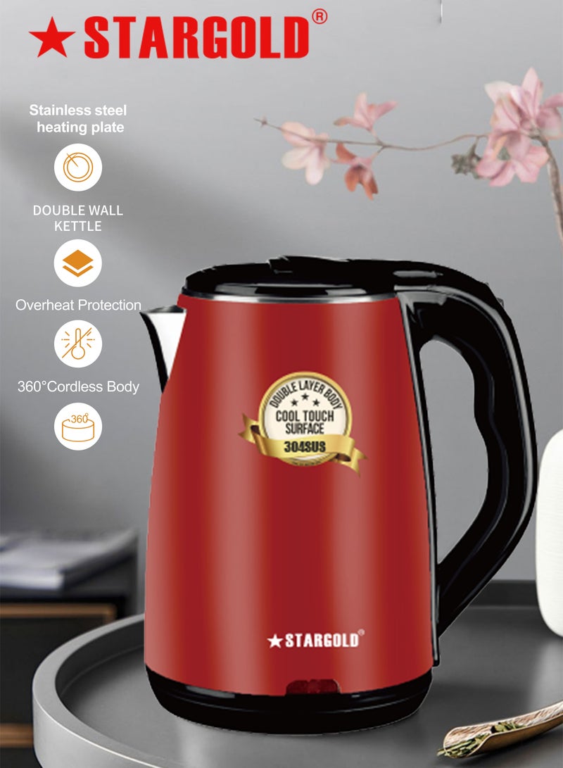 ستارجولد غلاية كهربائية سعة 1.8 لتر مع خاصية إيقاف التشغيل التلقائي للغلاية بقدرة 1500 وات - Image 3