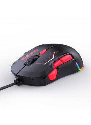 Ambidextrous 12800DPI 10-Button RGB Gaming Mouse Black red silk screen - pzsku/ZF95E6B368CF34EB94304Z/45/_/1735620290/9c9e304e-b70f-4c3c-a99e-2b86cff8c373
