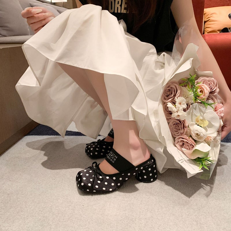 صنادل نسائية بكعب سميك على طراز ماري جين - Image 4