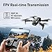 FLYVISTA طائرة درون ميني كول FLYVISTA مع كاميرا للأطفال والبالغين والمبتدئين 1080P FPV مع تحكم عن بعد وطائرات للأطفال مع 3 بطاريات زر الإقلاع والهبوط بنقرة واحدة وضع الثبات وضع الرأس 360 قلبات 3 سرعات طوارئ توقف ألعاب هدايا للبالغين والمبتدئين والأطفال - Image 2