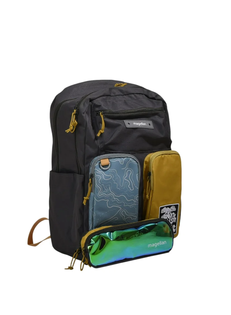 MAGELLAN Backpack 259D002B with Pencil Case | 18 Inch School Backpack Set | Lightweight Student School & Travel Bag