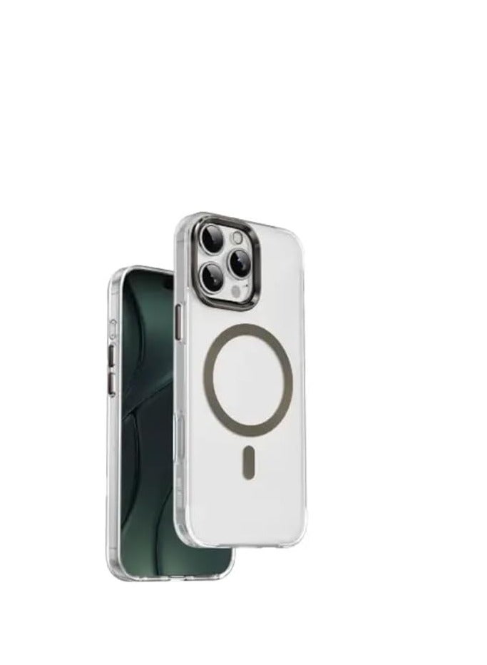 Compatible with Case for iPhone 16 Pro Max 6.7-Inch, Bling Sparkle Shockproof Phone Bumper Cover, (clear &Natural Titanium) - Image 2