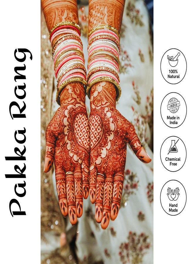 CareOne Gallery Instant Henna Outline Paste Mehendi Cone | With Set of 3 Full Hand Stickers/Stencils | Without Chemicals | Long Lasting | Pack of 12 Pieces | Cherry Red Color - Image 3
