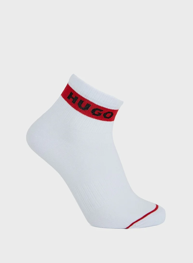 HUGO 3 Pack Logo Socks