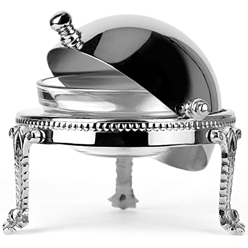 Markys Silver Plated Dome Shape Caviar Server  14 Servings 