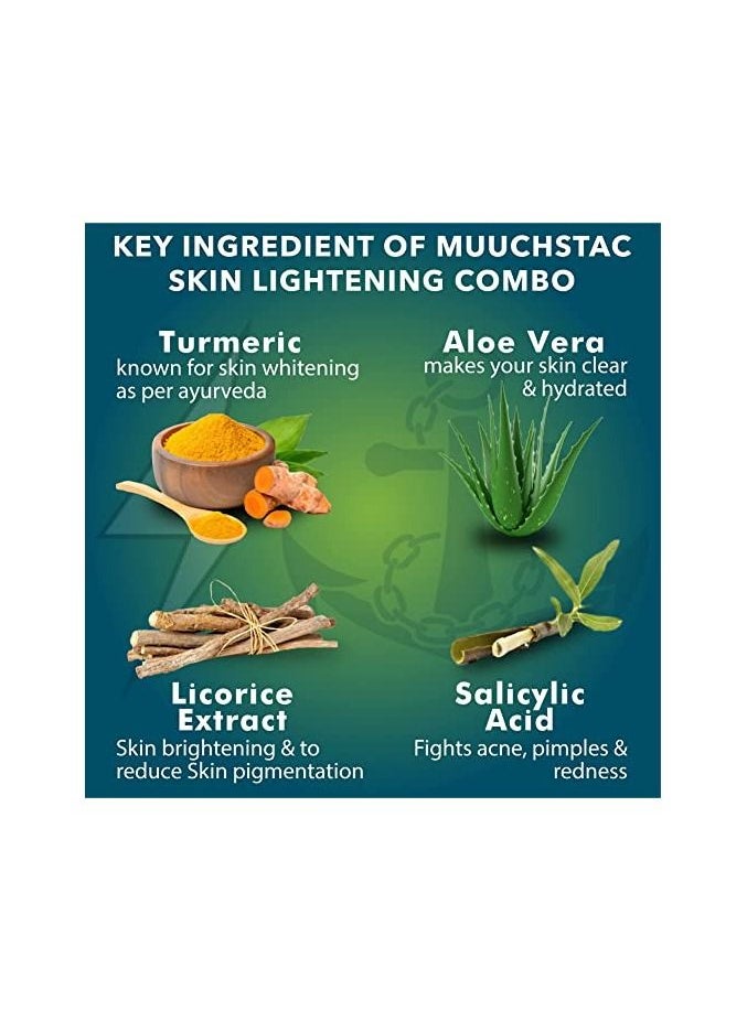 MUUCHSTAC Muuchstac Face Care Kit - Skin Lightening Oil, 30ml & Ocean Face Wash, 100 ml  - Image 4