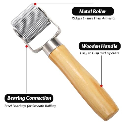 YOUEON 4 Pack Car Sound Deadening Roller Metal Insulation Tool, Sound Deadener Roller Set, Seam Roller, Bearings Equipped Wheel Roller for Car Sound Deadening Mat and Wallpaper Application - Image 3