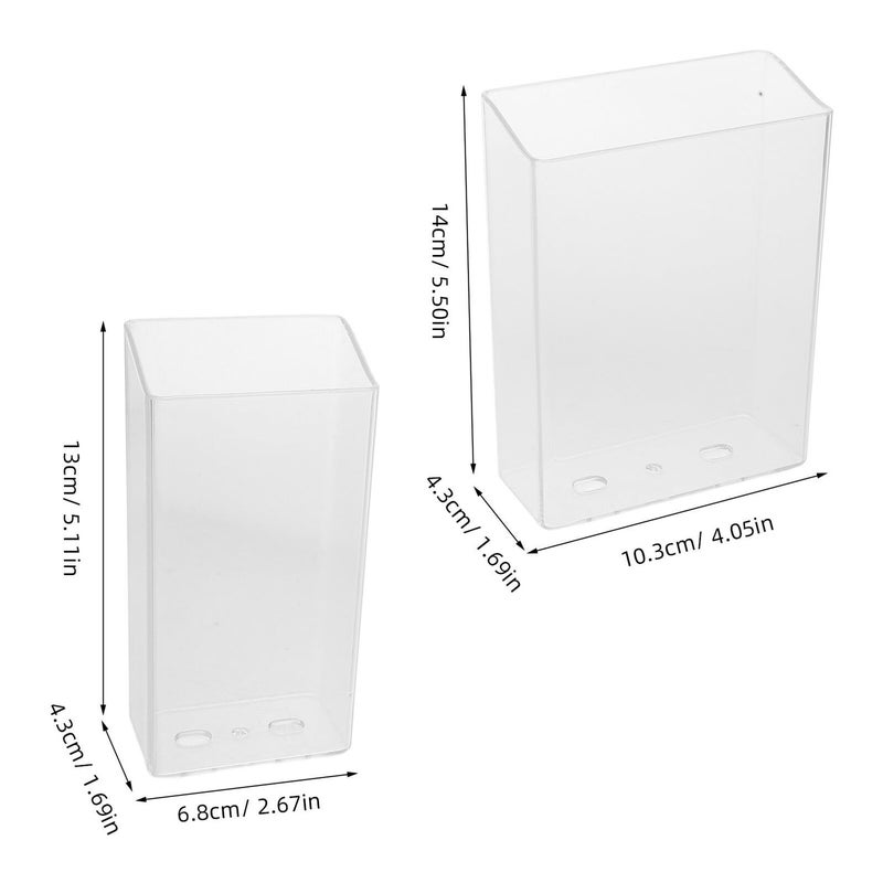 2Pcs No Drilling Toothpaste Dispenser And Toothbrush Holder Set Wall Mounted Bathroom Organizer - Image 3