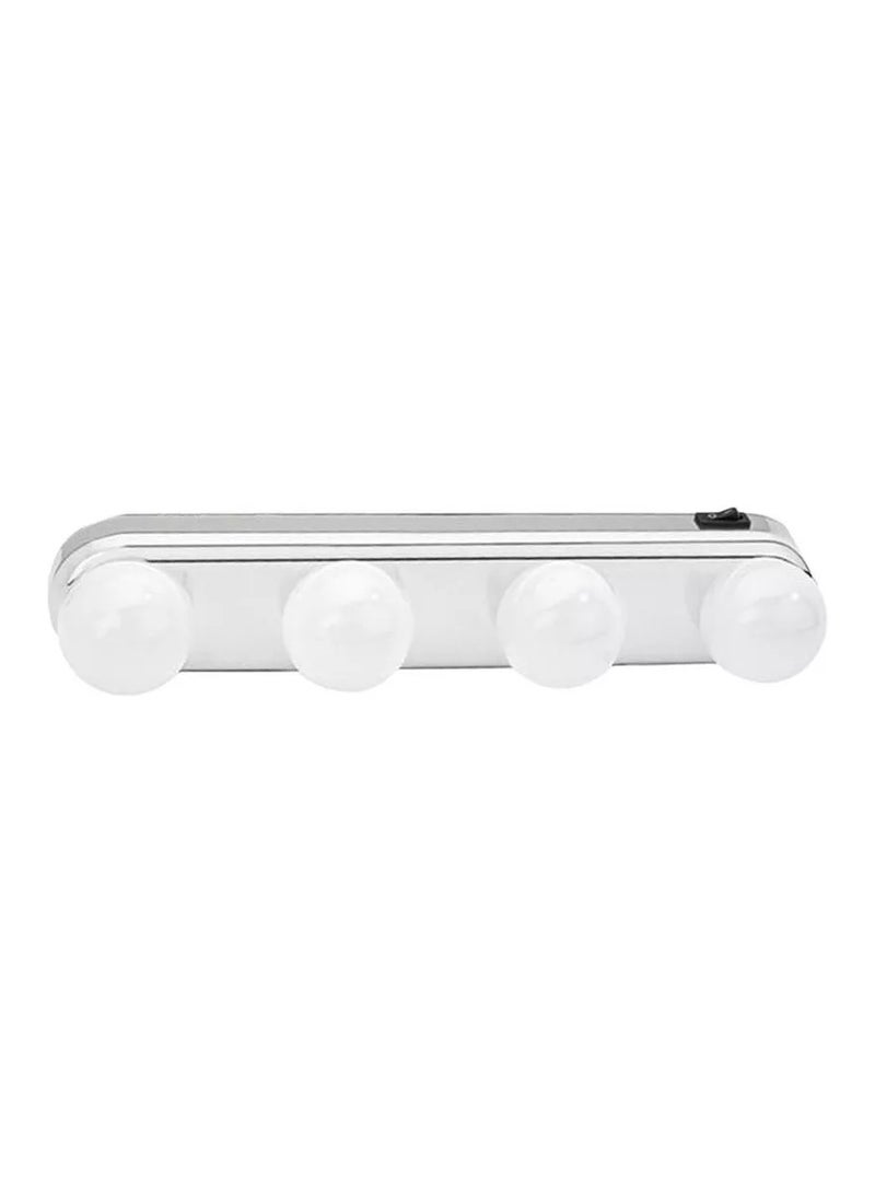 Kit of 4 Bulbs Makeup Spotlights for Bathroom Mirror