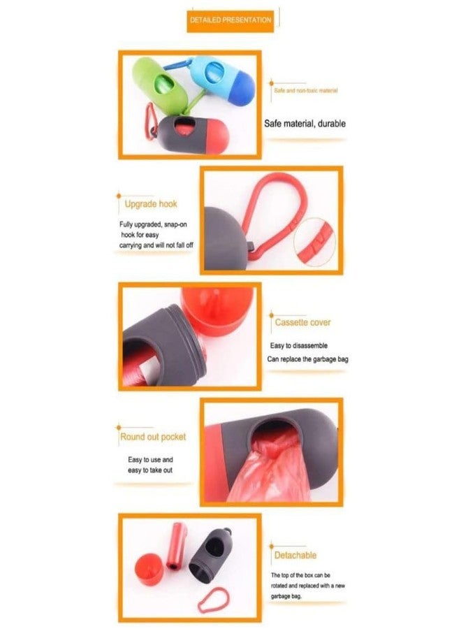 Amso Portable Diaper Disposable Bag Set with Led Flashlight ((Only 6 Multi Color Garbage Roll)) - Image 4