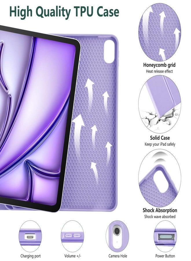 تاييانج جراب TaIYanG متوافق مع iPad Air مقاس 11 بوصة مع لوحة مفاتيح لجهاز iPad Air 5 2022/iPad Air الجيل الرابع، جراب لوحة مفاتيح مع حامل قلم - غطاء قابل للطي لجهاز iPad Air 11 بوصة M3/M2/iPad الجيل الخامس 2022/الجيل الرابع 2020 - Image 3