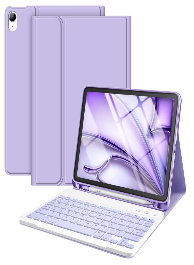 تاييانج جراب TaIYanG متوافق مع iPad Air مقاس 11 بوصة مع لوحة مفاتيح لجهاز iPad Air 5 2022/iPad Air الجيل الرابع، جراب لوحة مفاتيح مع حامل قلم - غطاء قابل للطي لجهاز iPad Air 11 بوصة M3/M2/iPad الجيل الخامس 2022/الجيل الرابع 2020 - Image 1