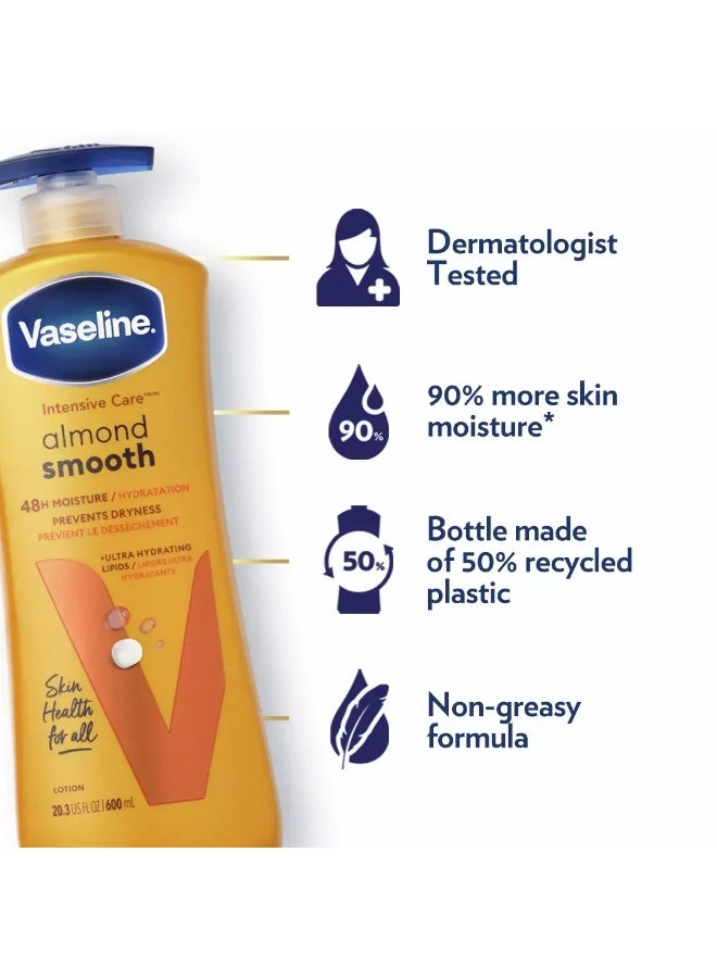 فازلين لوشن فازلين للعناية المركزة برائحة اللوز - 600 مل - Image 4