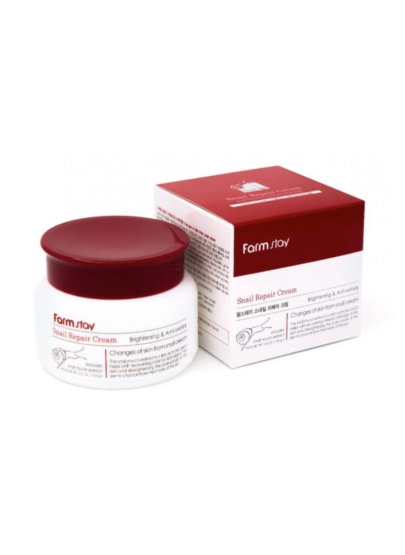 FARMSTAY - FARMSTAY SNAIL REPAIR CREAM 100g - Image 1