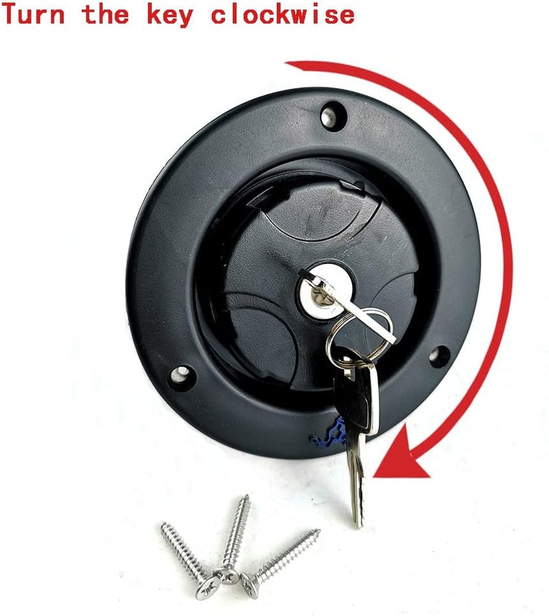 NObranded kuayi RV Fresh Water Locking Cap with Keys - Image 4