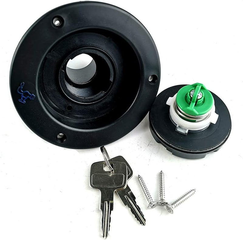 NObranded kuayi RV Fresh Water Locking Cap with Keys - Image 1