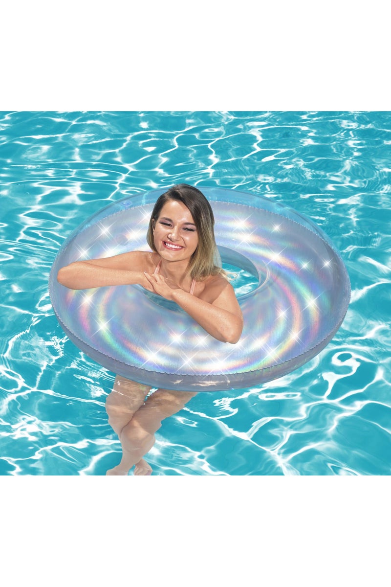 Bestway Swim Ring Iridescent 107cm  | Inflatable Ride-on | Pool Float | Summer Water Toy | Pool & Beach Toy - Image 3