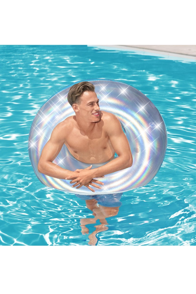 Bestway Swim Ring Iridescent 107cm  | Inflatable Ride-on | Pool Float | Summer Water Toy | Pool & Beach Toy - Image 5