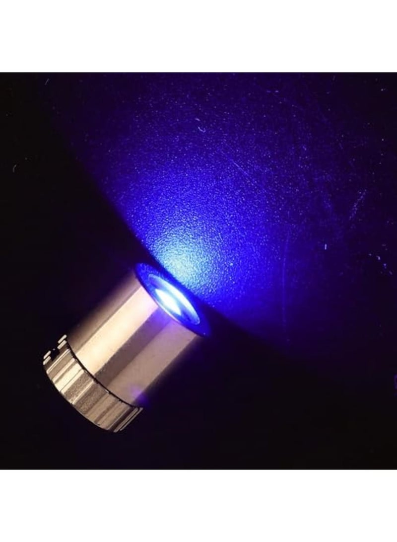 SYOSI 10 Pack Wireless Mini LED Spotlights - Battery Operated Bule Wireless Miniature Lights for Art, Jewelry Display, Closets & DIY Projects (Bule Light) - Image 3