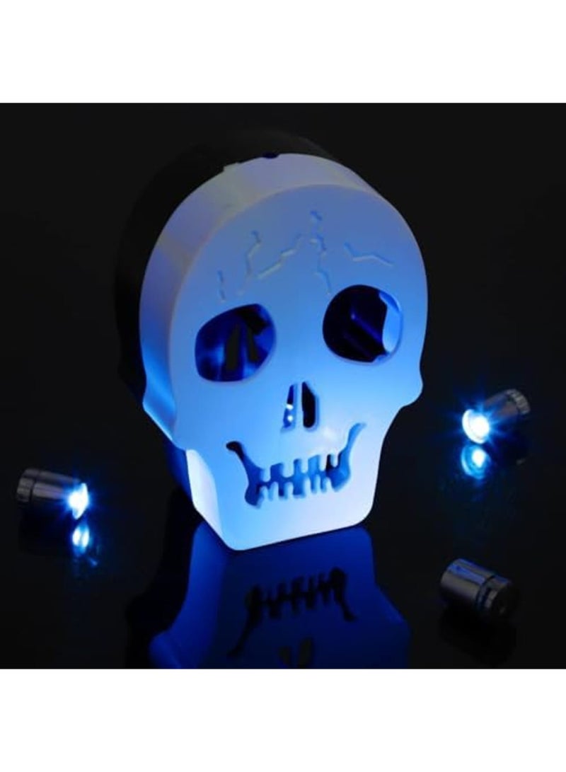 SYOSI 10 Pack Wireless Mini LED Spotlights - Battery Operated Bule Wireless Miniature Lights for Art, Jewelry Display, Closets & DIY Projects (Bule Light) - Image 4