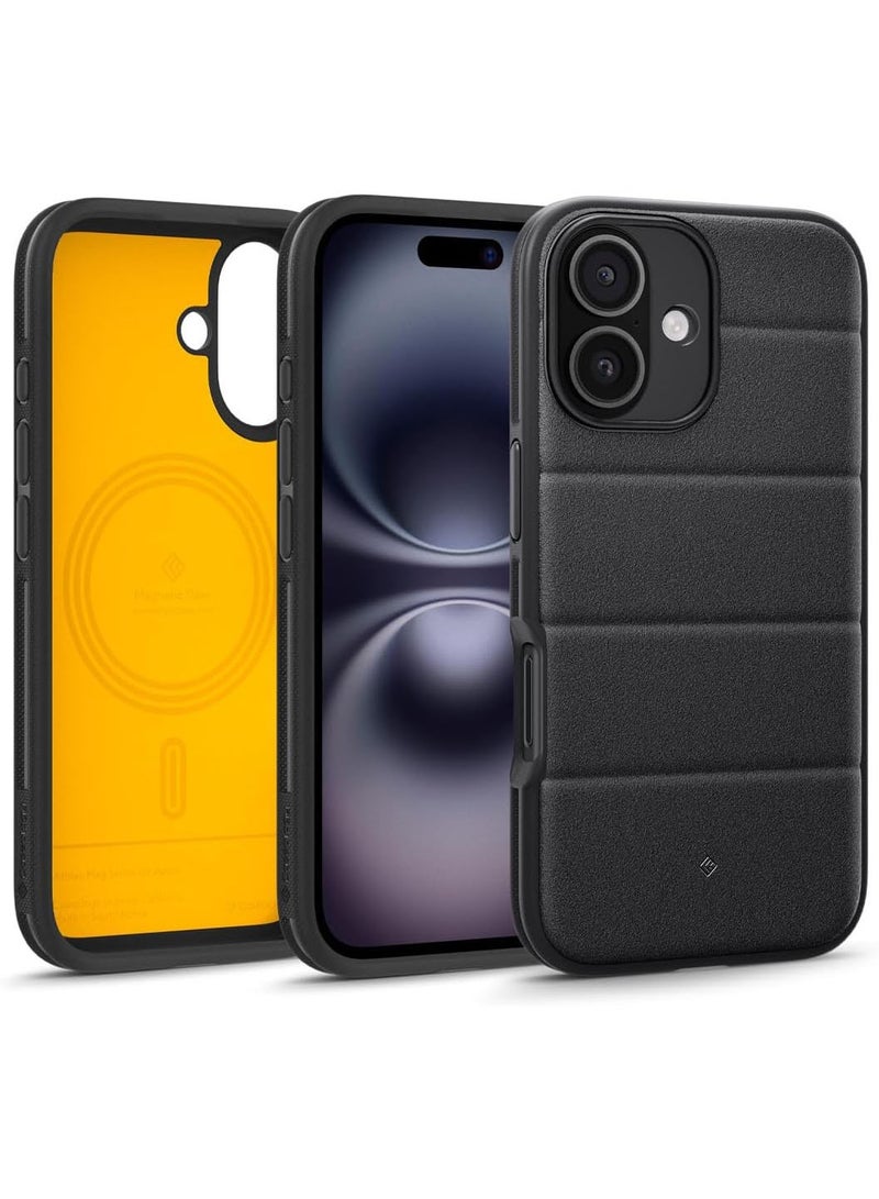 Caseology Athlex Mag iPhone 16 MagSafe Case Cover Mil Grade with Integrated Grip - Active Black - Image 1