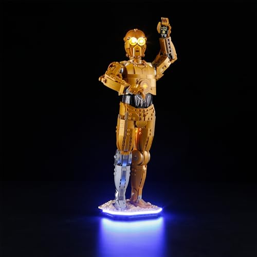 YEABRICKS LED Light for 75398 Star Wars C3PO Building Blocks Model Building Set NOT Included - Image 1