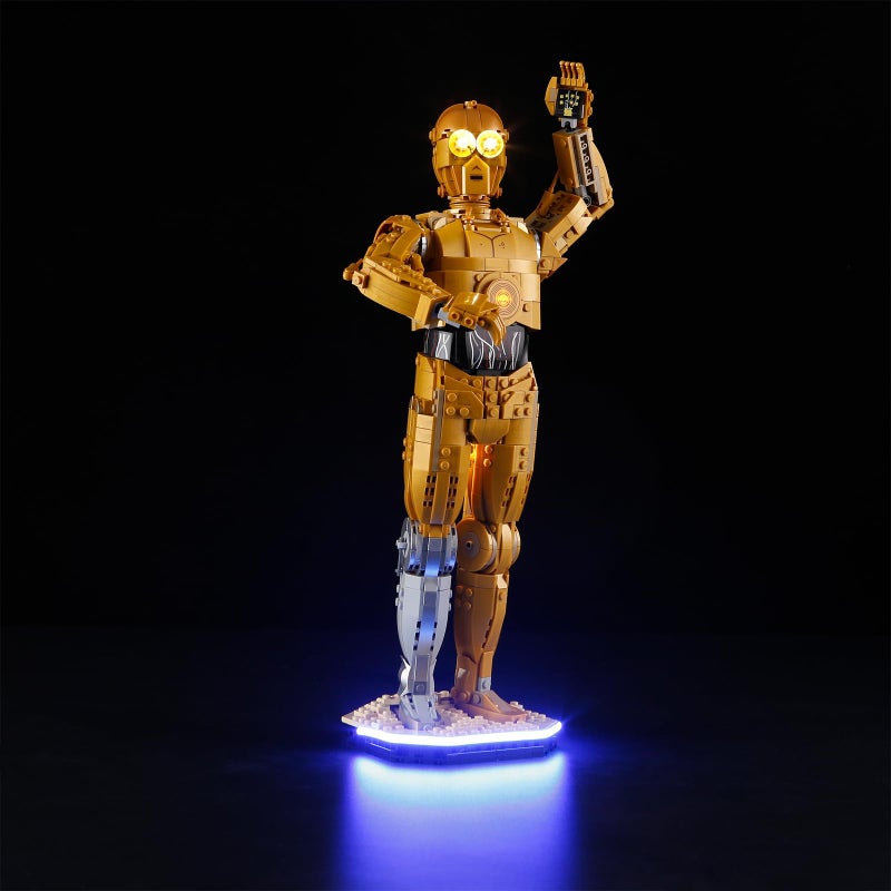YEABRICKS LED Light for 75398 Star Wars C3PO Building Blocks Model Building Set NOT Included - Image 3